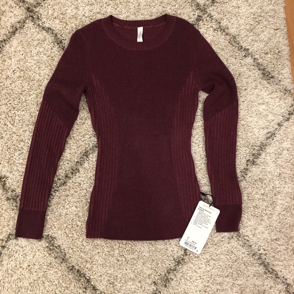 lululemon athletica Sweaters - Lululemon Feeling Balanced SweaterSize 8 NWT